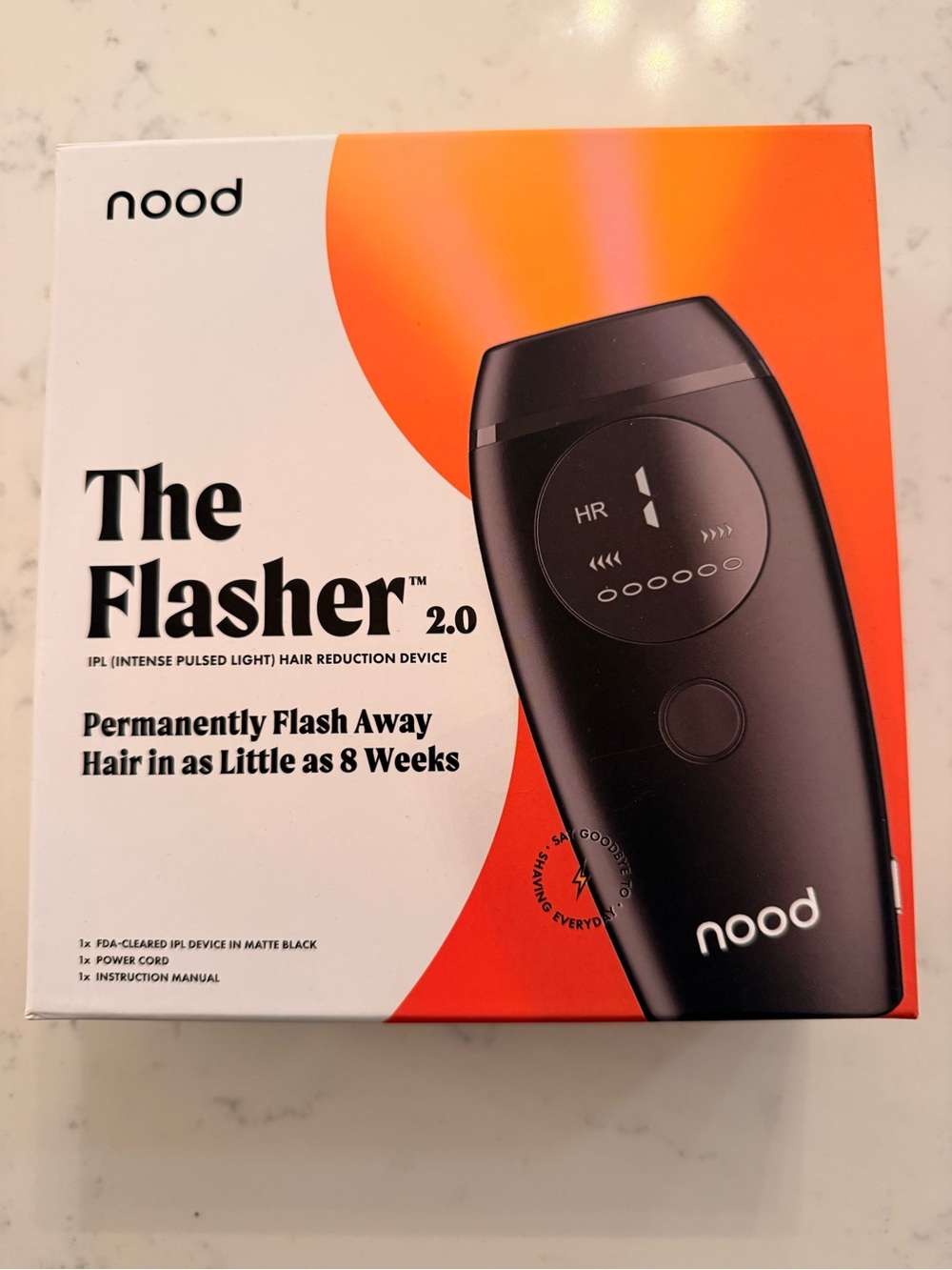 NEW Sealed NOOD The Flasher 2.0 Hair Removal Device